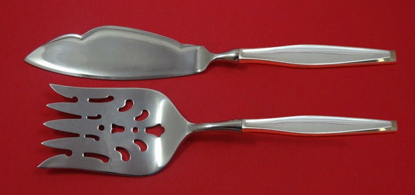 Classique by Gorham Sterling Silver Fish Serving Set 2 Piece Custom Made HHWS