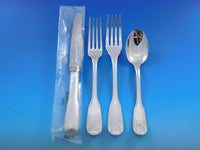 Vendome Arcantia Christofle Silverplate Flatware Set 12 Service 121 pcs Unused