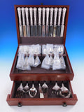 Avalon by International Sterling Silver Flatware Set Service 67 pc Dinner G mono