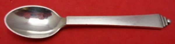 Pyramid by Georg Jensen Sterling Silver Mocha Spoon with GI/GJ Mark 3 3/4"