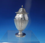 Edward Barton English Georgian Sterling Silver Salt Pepper Shaker 2pc (#5031)