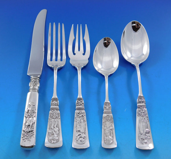Fontainebleau by Gorham Sterling Silver Flatware Set 8 Service 43 pcs Luncheon