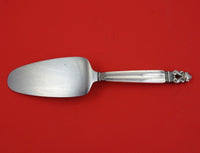 Acorn by Georg Jensen Sterling Silver Pastry Server HH w/Steel #496 Orig 9 1/8"