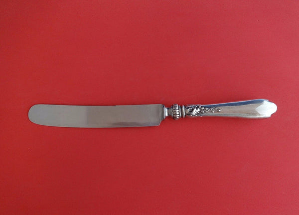 Nellie Custis by Lunt Sterling Silver Dinner Knife Blunt Fancy Handle 9 5/8"