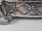 Italian Sterling Silver Centerpiece Chariot Bowl With Lions and Cupid  (#7848)