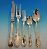 Fontenelle by Odiot France Sterling Silver Flatware Set Service 51 Pieces Dinner