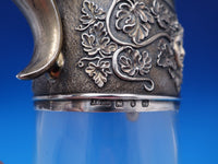 J. Grinsell & Sons English Victorian Sterling Claret Wine Decanter Pitcher #7523