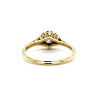 14k Yellow Gold Art Deco 1/3ct Genuine Natural Diamond Ring (#J5422)