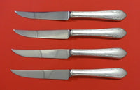 Wild Flower by Royal Crest Sterling Silver Steak Knife Set 4pc HHWS  Custom