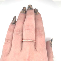 14k Rose Gold Round Hollow Wedding Band Ring Jewelry Size 8.5 (#J5882)