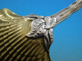 Ailanthus by Tiffany and Co Sterling Silver Berry Spoon Gold Washed Shell 8 7/8"