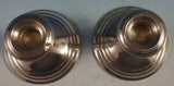 Old French by Gorham Sterling Silver Candlestick Pair #661 3 3/4" (#2919)