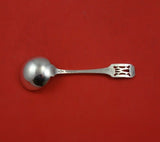Norman Hammered by Shreve Sterling Silver Bouillon Soup Spoon w/Pierced Mono "M"