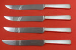 Modern Classic by Lunt Sterling Silver Steak Knife Set Texas Sized Custom