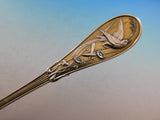 Japanese by Tiffany and Co Sterling Silver Sugar Sifter Light Vermeil 7"