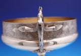 Whiting Sterling Silver Centerpiece Bowl w/Cranes 3-D Squirrels GW #431 (#0744)