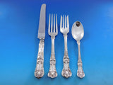 English King by Tiffany & Co Sterling Silver Flatware Set 8 Service 48 pieces