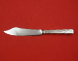 Lap Over Edge Acid Etched by Tiffany and Co Sterling Fish Knife HH AS 7 5/8"