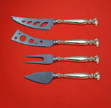 Romance of the Sea by Wallace Sterling Silver Deluxe Charcuterie Set 4pc Custom