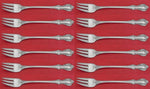 Debussy by Towle Sterling Silver Cocktail Fork Set 12 pieces 5 5/8"