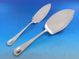 Lebolt Sterling Silver Flatware Set Chicago 76 pcs Arts & Crafts R monogram