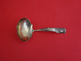 Flora by Shiebler Sterling Silver Sauce Ladle w/ water lily 5 1/4"