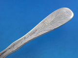 Lap Over Edge Acid Etched by Tiffany Sterling Dinner Fork with Wheat 7 7/8"