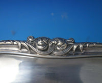 Odiot French .950 Silver Platter Oval with Swirled Scrolls 92.2 ozt. (#5684)