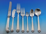 George II by Watson Sterling Silver Flatware Set Service Dinner 84 pieces