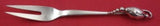 Blossom by Georg Jensen Sterling Silver Cold Meat Fork GI Mark 2-Tine 8 1/4"