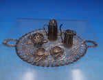 Filigree by Unknown Sterling Silver Doll House Miniature Tea Set 6pc (#6892)