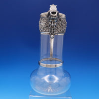 J. Grinsell & Sons English Victorian Sterling Claret Wine Decanter Pitcher #7523