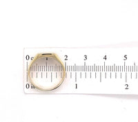14k Yellow Gold Blank Signet Ring Jewelry (#J5770)