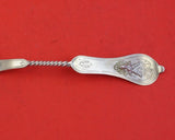 Saxon Stag by Duhme Coin Silver Dinner Spoon BC Pointed Round Tip End 8 1/2"