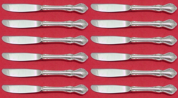 Hampton Court by Reed & Barton Sterling Silver Butter Spreader Mod HH Set 12 pcs