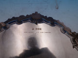 A. Benson & A. Henry Benson English Victorian Sterling Silver Salver Tray #8426