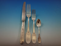 Empire by Olier & Caron French Sterling Silver Flatware Set Service Dinner 93 pc