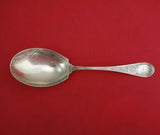 Coronet by Knowles Sterling Silver Berry Spoon Bright-Cut 8 3/4" Serving Antique