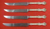 Marlborough by Reed and Barton Sterling Steak Knife Set 4pc Texas Sized Custom