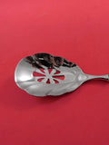 Violet by Wallace Sterling Silver Vegetable Spoon Pierced Scalloped HH WS Custom
