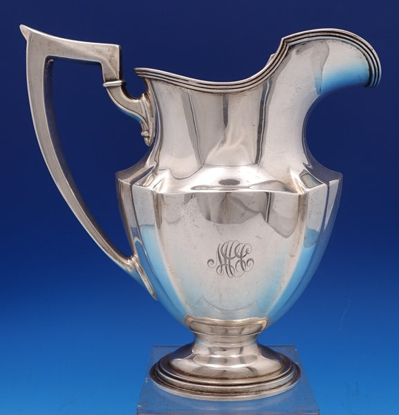Plymouth by Gorham Sterling Silver Water Pitcher #A2788 10" 3 3/8 Pint  (#8412)