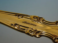 Melrose Gold by Gorham Sterling Silver Flatware Set For 8 Service Vermeil