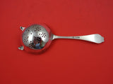 English Estate Sterling Silver Tea Strainer heavy Sheffield 1960 by E. Viners 6"