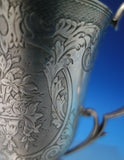 English Sterling Silver Child's Cup Bright-Cut Engraved w/ Baskets #585 (#6258)