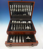 Royal Danish by International Sterling Silver Flatware Set 12 Service 86 Pieces