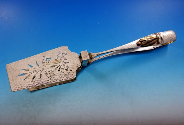 Applied Metals by Gorham Sterling Silver Asparagus Serving Tong w/ Yolk 11 5/8"
