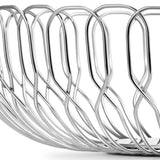 Alfredo by Georg Jensen Stainless Steel Bread Basket Large - Vtg NOS