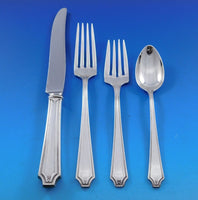 King Albert by Whiting Sterling Silver Flatware Set for 12 Service 59 pieces