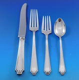 King Albert by Whiting Sterling Silver Flatware Set for 12 Service 59 pieces
