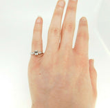 Platinum Genuine Natural Diamond Ring 2/3ct Specialty Emerald Cut (#J748)